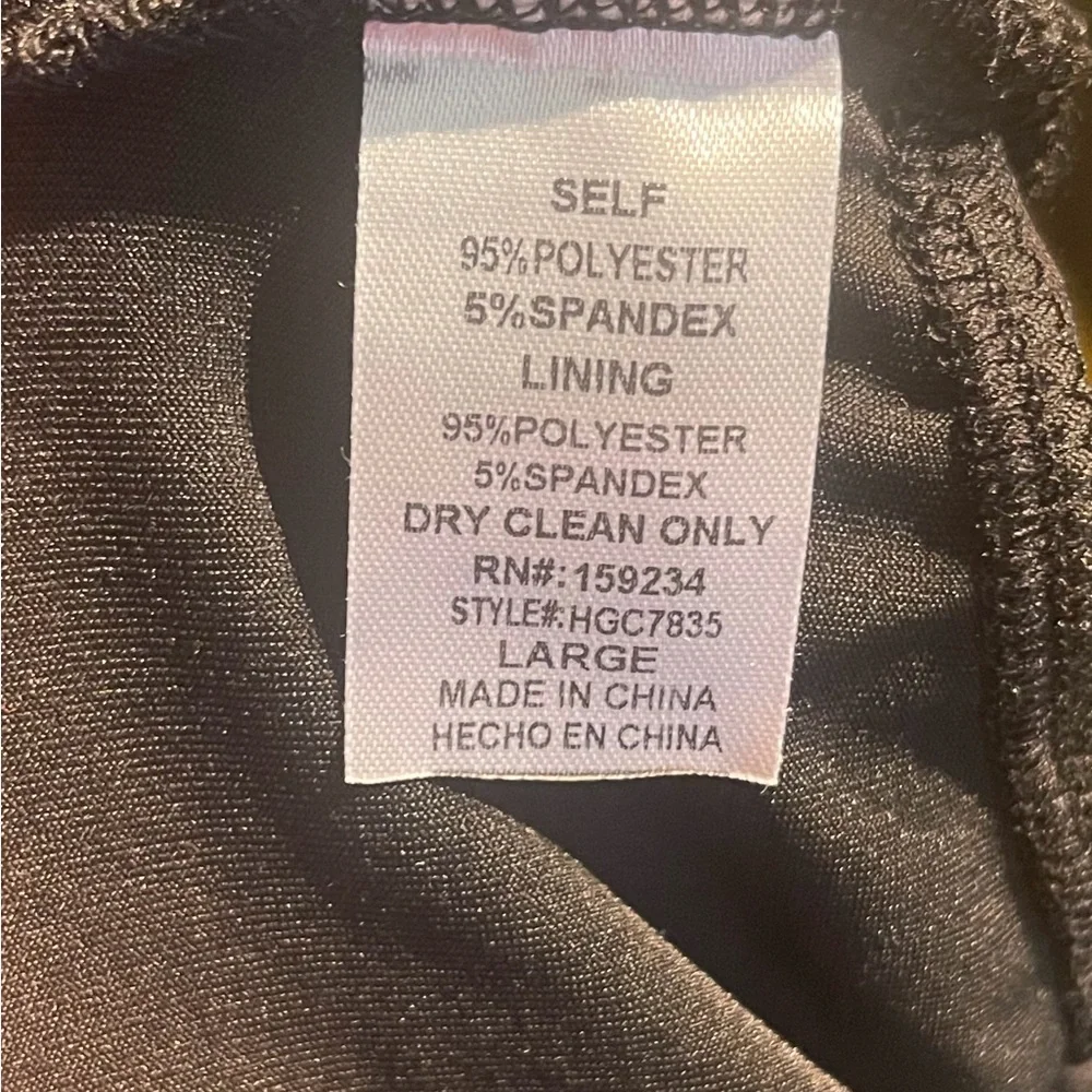 Hot & Delicious Rhinestone Crystal 2pc Set Black Maxi Skirt L NWT - Picture 10 of 11